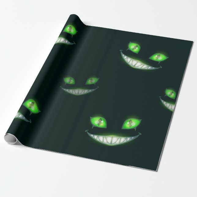 Halloween pattern wrapping paper (Unrolled)