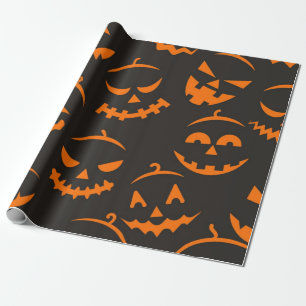 Halloween pattern wrapping paper