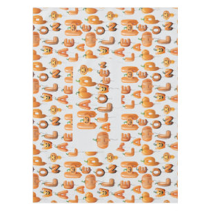 Halloween Patttern Of Balloons Tablecloth