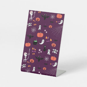 Halloween Pedestal Sign