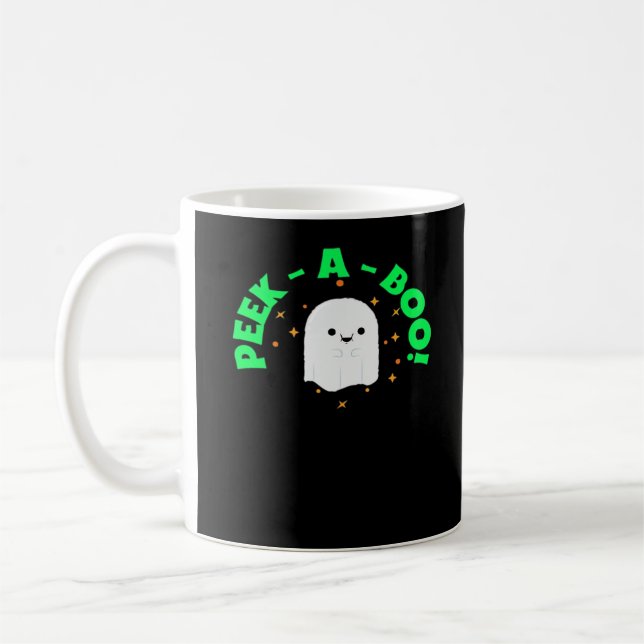 Halloween - Peekabo Coffee Mug (Left)
