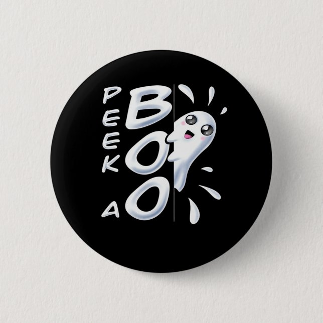 Halloween Peekabo Halloween Costume 6 Cm Round Badge (Front)