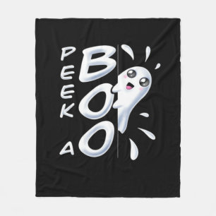 Halloween Peekabo Halloween Costume Fleece Blanket