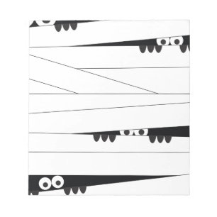 Halloween Peeking Mummy Notepad