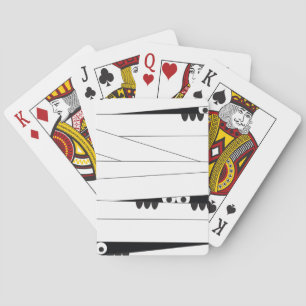 Halloween Peeking Mummy Playing Cards