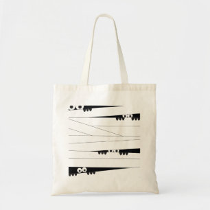 Halloween Peeking Mummy Tote Bag