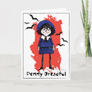 Halloween penny dreadful funny greeting card