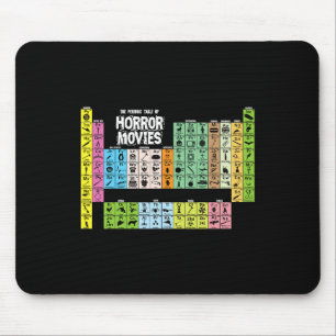 Halloween Periodic Table Of Horror Movies Chemistr Mouse Mat