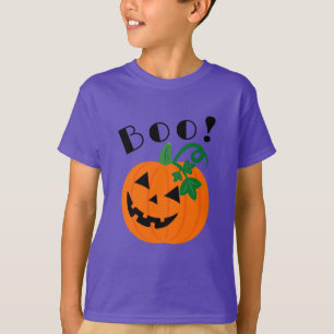 Halloween Personalised Jack O Lantern Boo T-Shirt