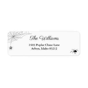 Halloween Personalised Return Address