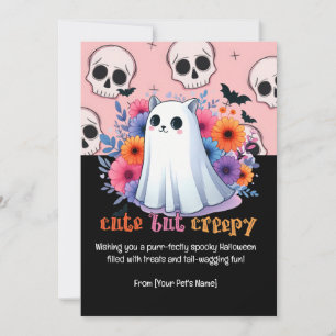 Halloween Pet Greeting Holiday Card