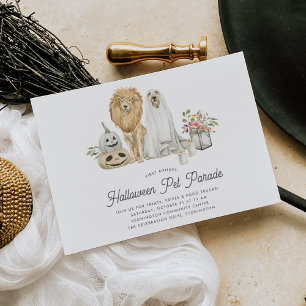 Halloween Pet Parade Invitation