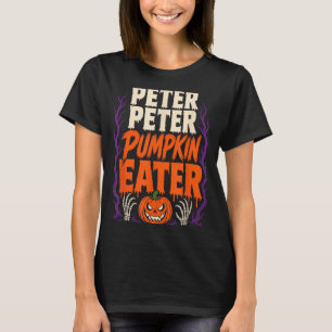 Halloween Peter Peter Pumpkin Eater Nursery Rhyme T-Shirt