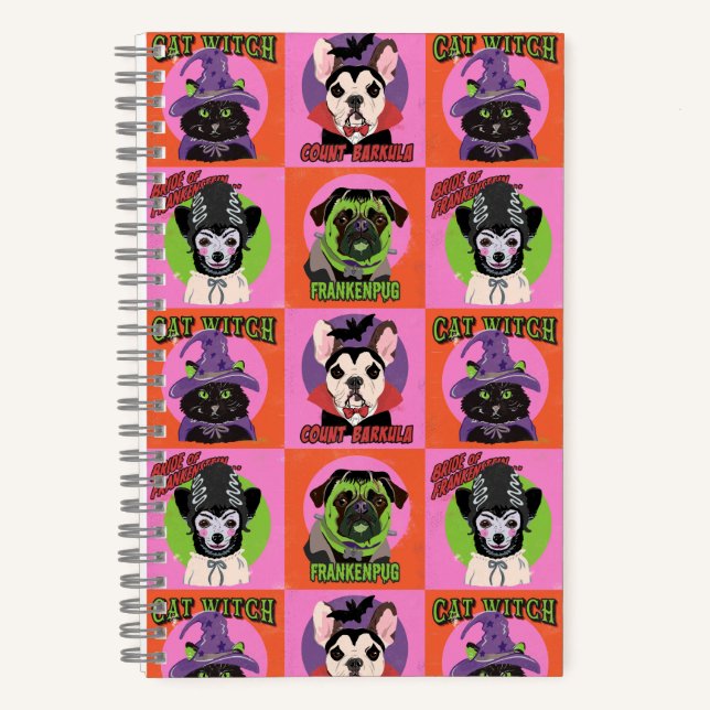 Halloween Pets Notebook (Front)