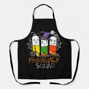Halloween Pharmacy Squad PIlls Costume Pharmacist  Apron