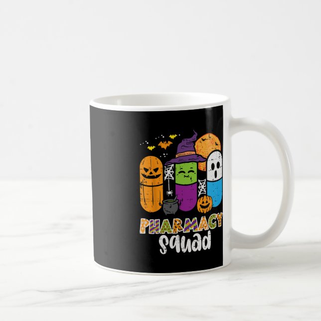 Halloween Pharmacy Squad PIlls Costume Pharmacist  Coffee Mug (Right)