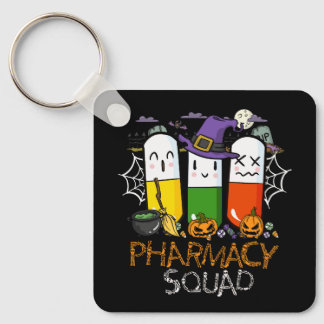 Halloween Pharmacy Squad PIlls Costume Pharmacist Key Ring