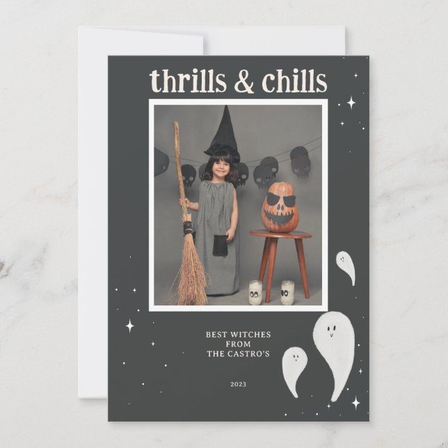 HALLOWEEN PHOTO CARD (Front)