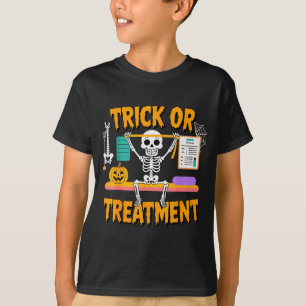 Halloween Physical Therapy Therapist Pt Trick Or T T-Shirt