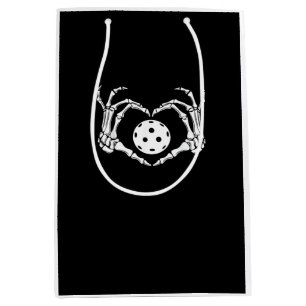 Halloween Pickle Skeleton Heart Hands Medium Gift Bag