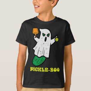 Halloween Pickleball Pickle Boo Ghost Costume Men T-Shirt