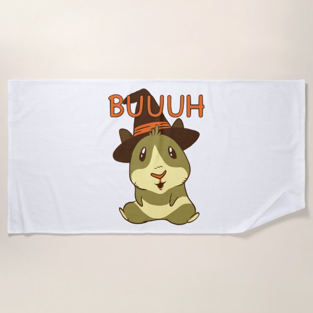 HALLOWEEN PIG BEACH TOWEL (Front)