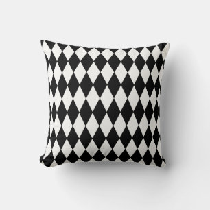 Halloween Pillow-Harlequin Diamonds Cushion