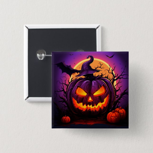Halloween Pin (Front & Back)