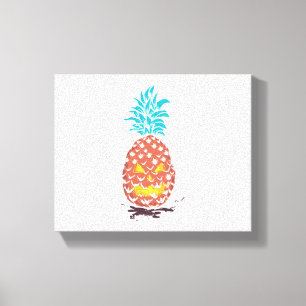 Halloween Pineapple Canvas Print