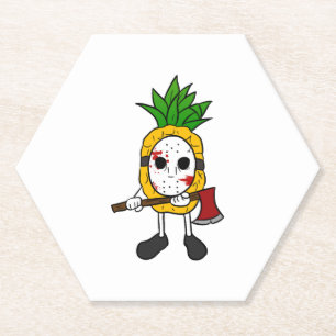 Halloween Pineapple  Paper Coaster