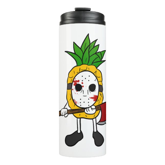 Halloween Pineapple  Thermal Tumbler (Front)