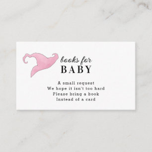 Halloween Pink a Baby is Brewing Books for Baby  Enclosure Card