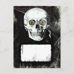 Halloween Pirate Skull Postcard