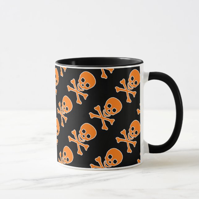 Halloween Pirate Skulls Mug (Right)