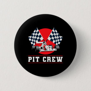 Halloween Pit Crew Costume Race Track 6 Cm Round Badge