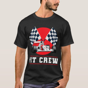 Halloween Pit Crew Costume Race Track T-Shirt
