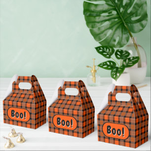 Halloween Plaid Boo Box