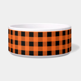 Halloween Plaid Bowl