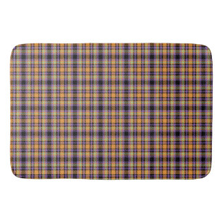 Halloween Plaid Tartan Bath Mat