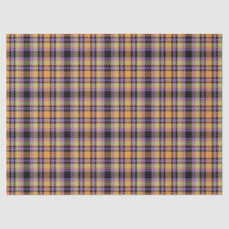 Halloween Plaid Tartan Tissue Paper