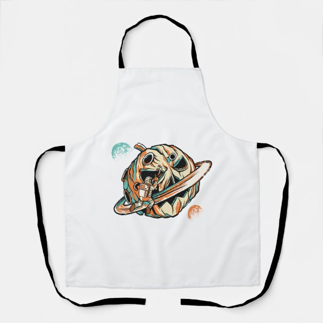 Halloween Planet Apron (Front)