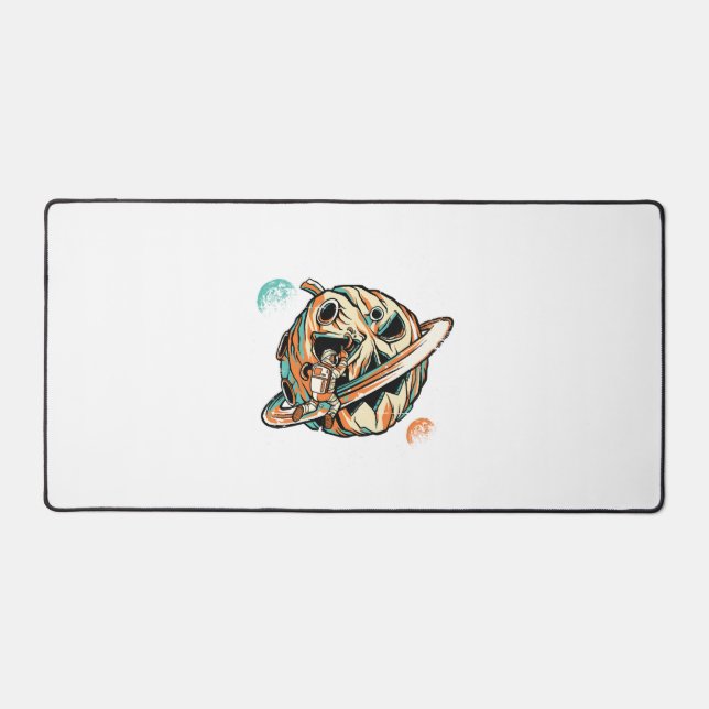 Halloween Planet Desk Mat (Front)