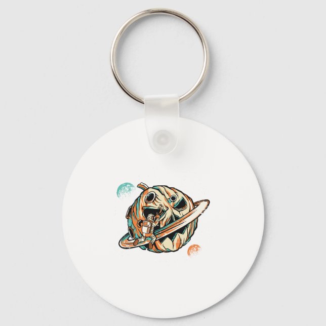 Halloween Planet Key Ring (Front)
