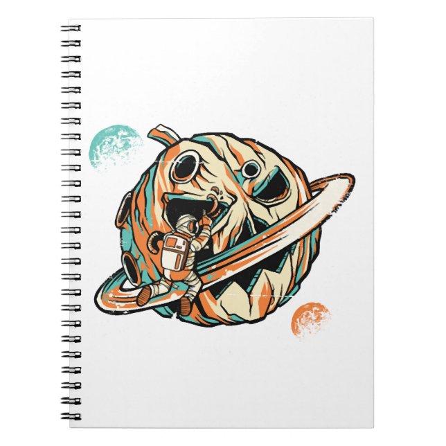 Halloween Planet Notebook (Front)
