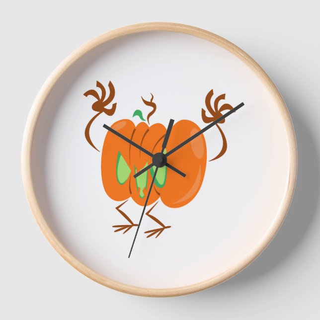 Halloween plant clock (Front)