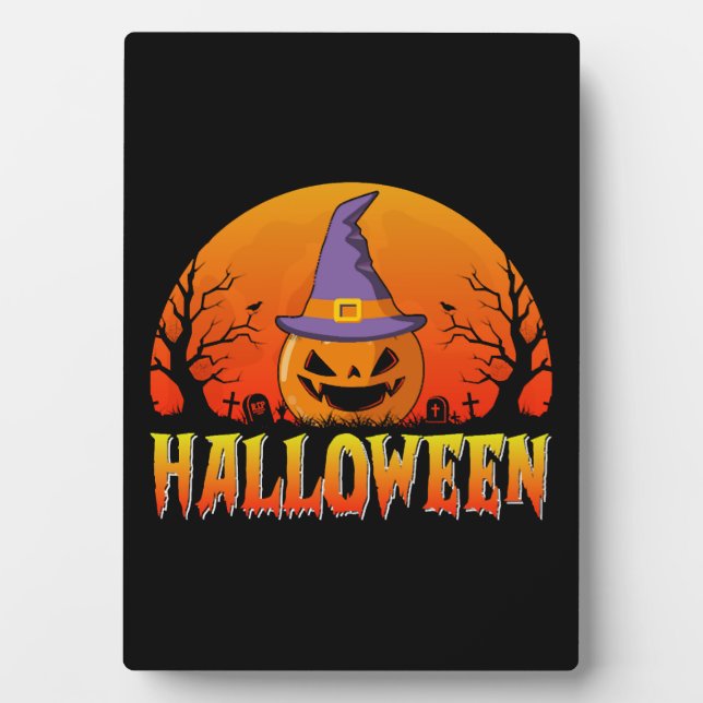 Halloween                                    plaque (Front)