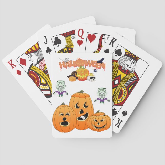 Halloween Playing Card Deck (Back)