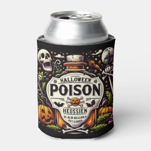 Halloween Poison Can Cooler