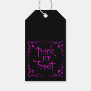 Halloween Poison Purple Trick or Treat Gift Tags