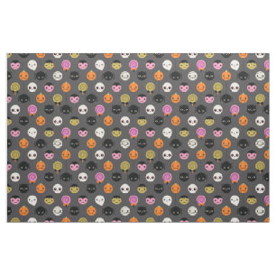 Halloween Polka Dots Pattern Fabric